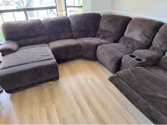 Sofa with recliners 6 pieces