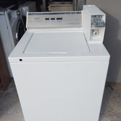 Whirlpool matching coin-op washer dryer set works perfect with warranty