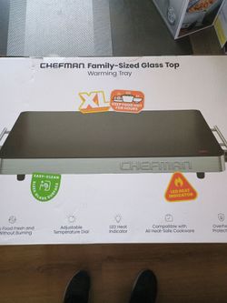Chefman family -sized glass top