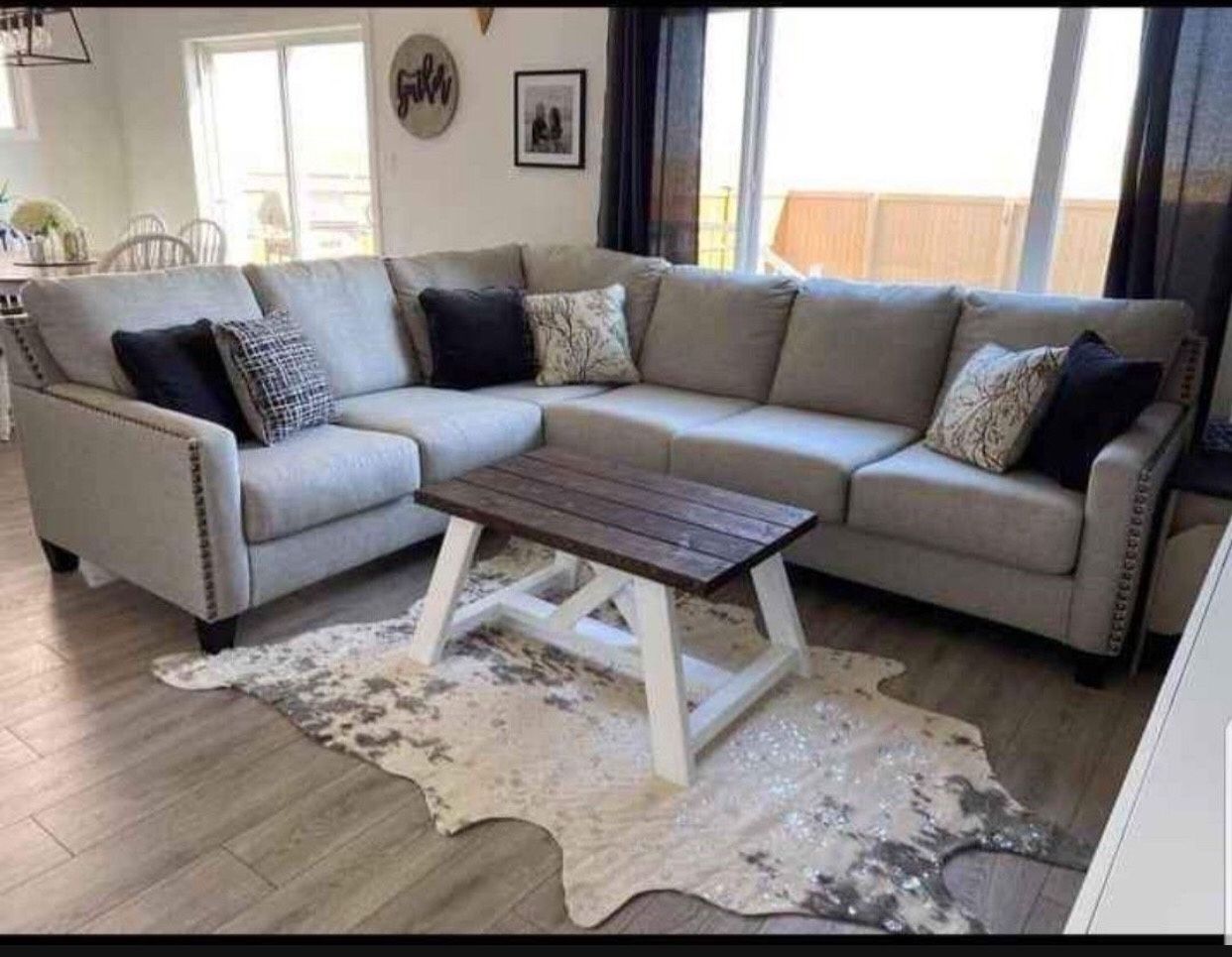 Fog Modular Hallenberg Cozy Sectional Couch☄️ Brand New🤩 Delivery Available 💥 Living Room ✅