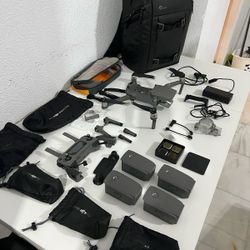 Mavic 2 Pro With 4 Batteries (less Than 20 Charges) Backpack And Accessories 