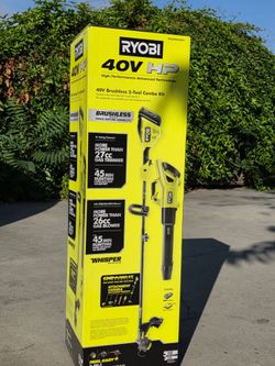 Ryobi 40V 2 Tool set with charger&battery