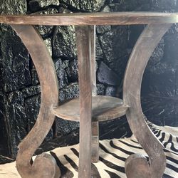 Rustic Scroll Table 