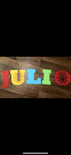 Coco letters for backdrop