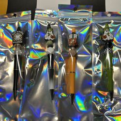 Beaded Pens For Fall/Halloween 