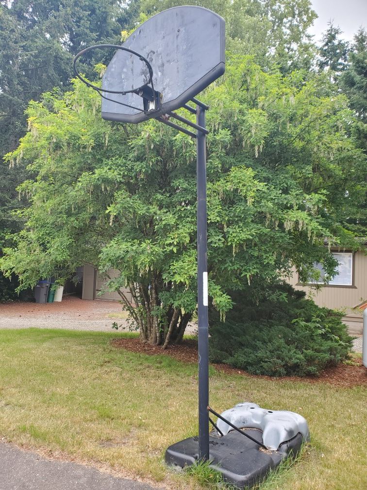 Basketball hoop. Free, free, free.