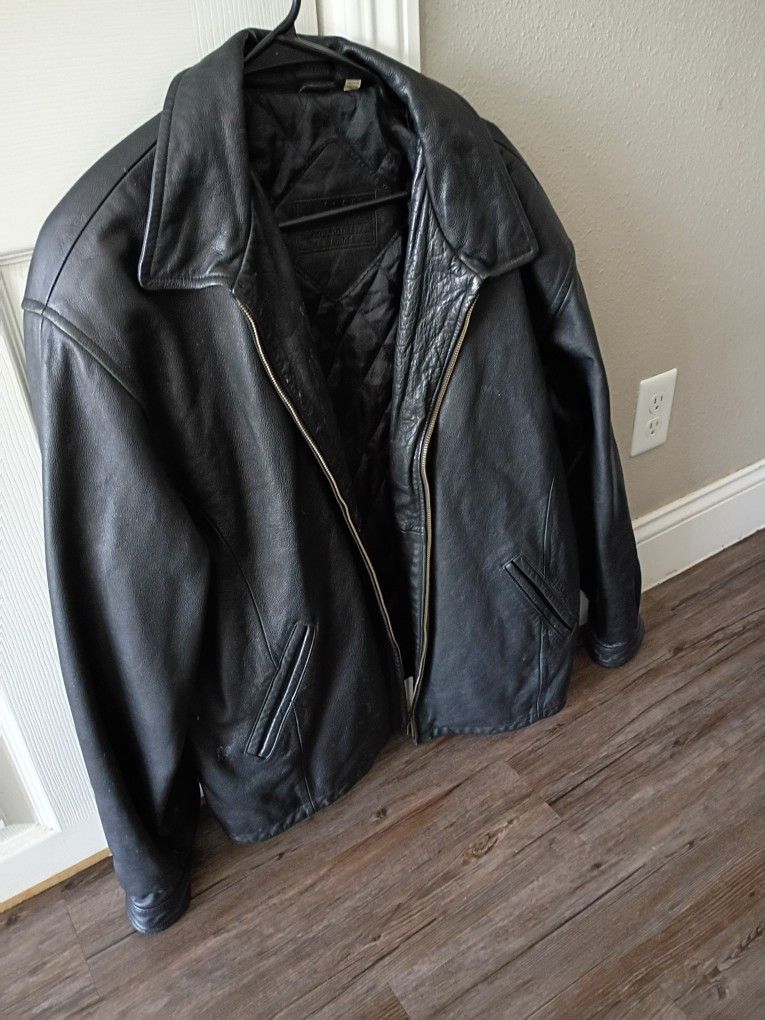 Leather Jacket XL