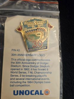 Dodgers Memorabilia Pins 