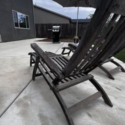 Steamer Chair B (Teak )