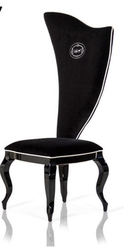A & X Sovereign Transitional Black Chair ( Set Of 2 )