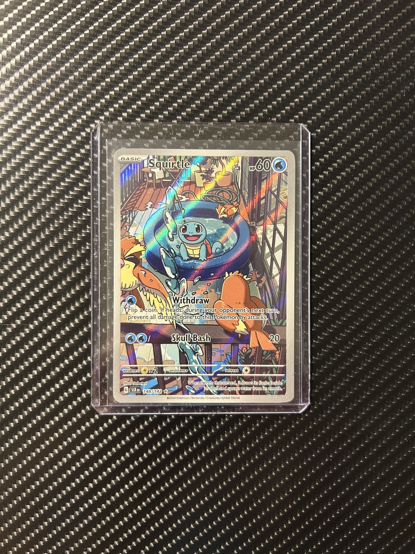 Pokémon Squirtle 148/142 Illustration Rare – MINT Pack Fresh