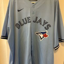 Toronto Blue Jays Baseball Jersey Vladimir Guerrero Jr Men’s MLB Jersey XXL 2XL Nike Baseball NHL NFL NBA Supreme Vintage Fashion Playoffs Dodgers 