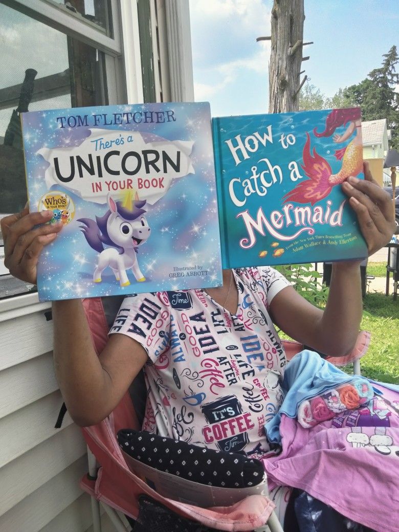 Girls Unicorn Princess Gift Basket. Sizes 10-12 Books, Dolls,