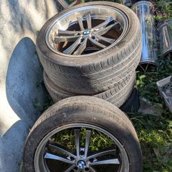 Bmw Tires Including Rims And Everything In The Picture