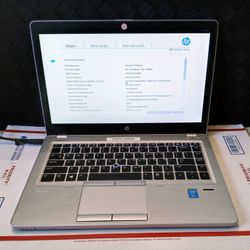 Hp Folio 9480/4th Gen I5/4 Ram/500 Hdd/works With Charger No Battery 