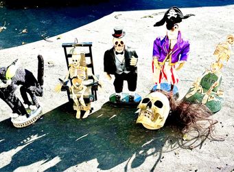 Halloween animation, figurines