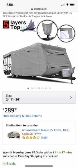 BRAND NEW!!! Ripstop Camper Cover 24’1”-26’