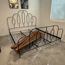 King size bed frame