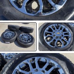 20” Chevy 2500 HD High Country New Wheels and Tires