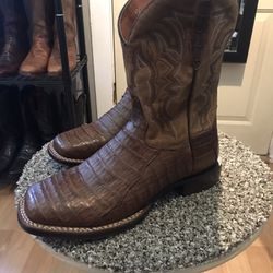 Dan Post Caiman Cowboy Boots Size 12