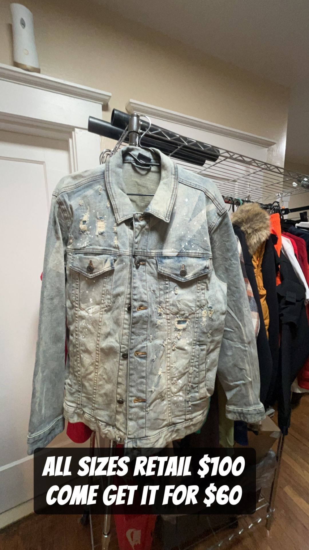 Jean Jacket Retails At $100