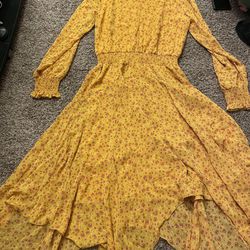 Time And True Yellow Dress