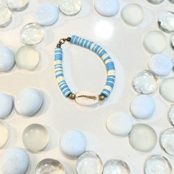 Coastal Charms Clay Bead Bracelet
