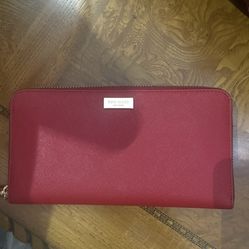 Kate spade red wallet
