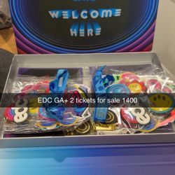 EDC 2026 GA + 2 Tickets