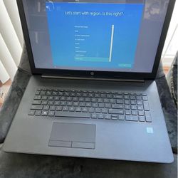 17.3” HP Laptop 