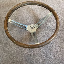 Steering Wheel (wood-manufactured By Grant)