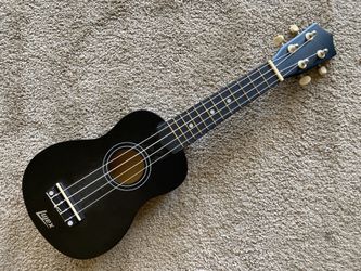 Matte Black Ukulele 