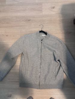 Reiss Grey Bomber Jacket