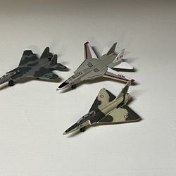 Airplanes Lot Die Cast F-14 Tomcat Aircraft A143 Variable-Sweep Wing Fighter 4.3” Long
