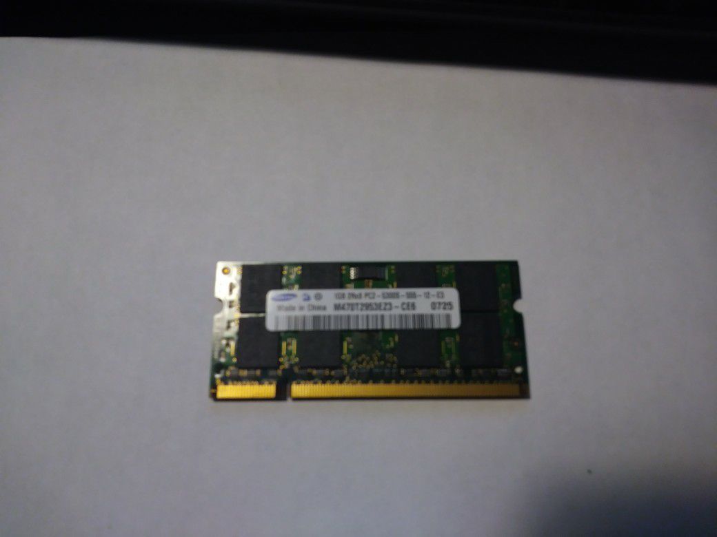Laptop 1gb memory ram