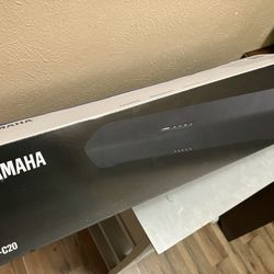 Yamaha SR-C20A Compact Sound Bar with Built-In Subwoofer and Bluetooth