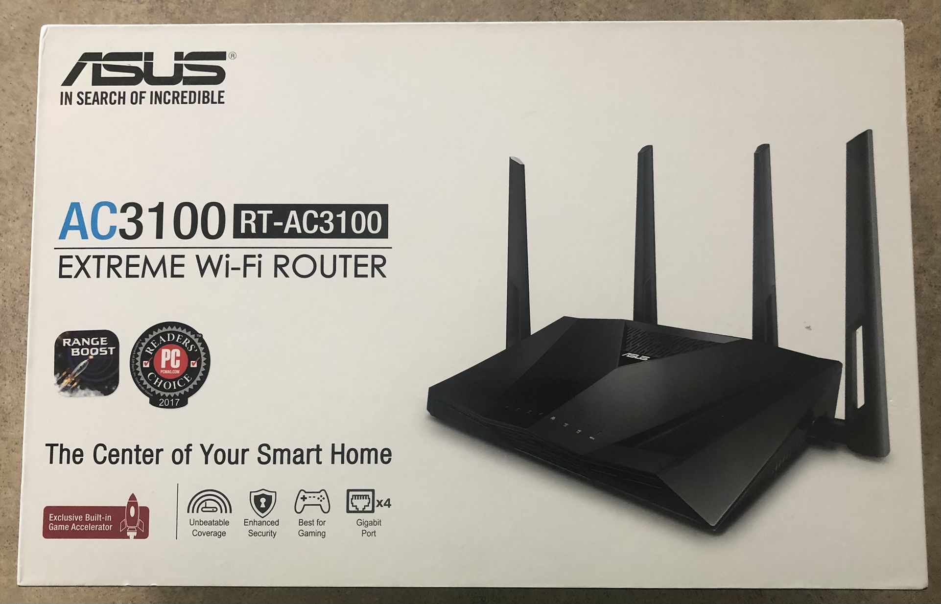 ASUS AC3100 RT-AC3100 WIFI ROUTER