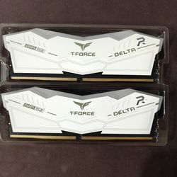 32GB 2x16GB TForce White RGB DDR5 RAM