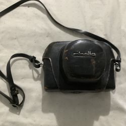 Minolta Easy Flash lens minolta rokkor-p f 1:1.7 f= 45mm With Case UNTESTED (storage B)