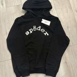 Black VVS Sp5der hoodie (Size Medium)
