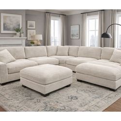 NFM HUGE Sectional Sofa Arizona Stone