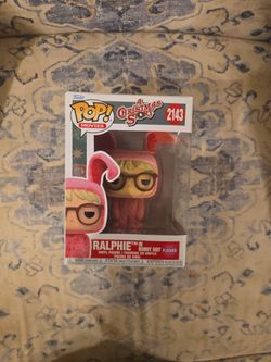Funko pop a Christmas story ralphie in bunny suit flocked # 2143.