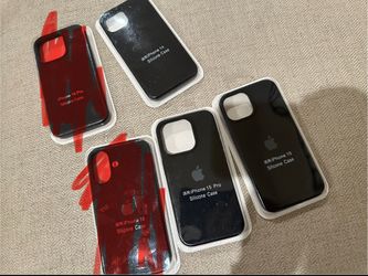 Brand new Apple iphone silicone cases for: Iphone 14, 15, 15 pro,