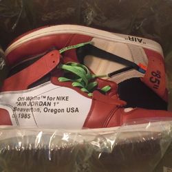 Jordan Off-whites Size 12 Gently Used No Box Or Extra Shoe Strings Make Offer 