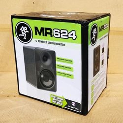 🚨 No Credit Needed 🚨 Mackie MR624 Powered Speaker 6.5" Studio DJ Desktop Monitor MR-Series 🚨 Payment Options Available 🚨 