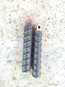 #8 Rebar Harley foot pegs
