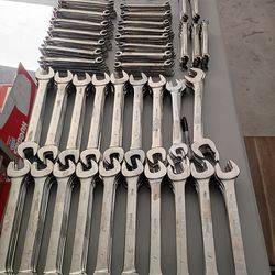 Snap On wrenches SAE multiple Sizes
