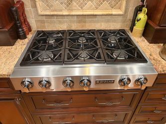 Jenn Air Gas Range Top 36” Natural Gas