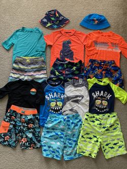 6 Boys Swimsets+  Size 6/7