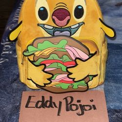 loungefly disney lilo & stitch reuben sandwich figural mini backpack
